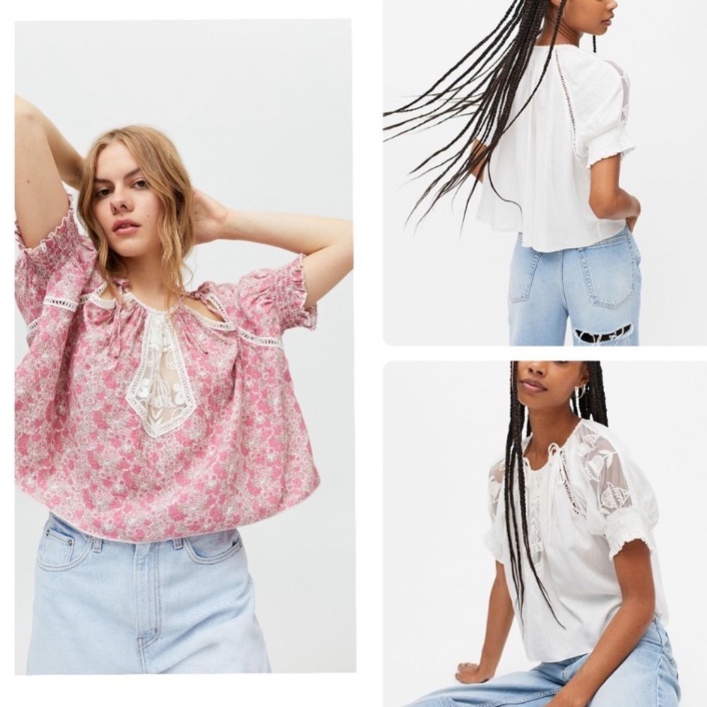 COPY - Sale today ❤️Urban Outfitters Pink lace top size small - Picture 4 of 15